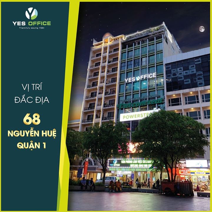 Dịch vụ văn phòng ảo Yes Office với vị trí đắc địa, ngay trung tâm thành phố.