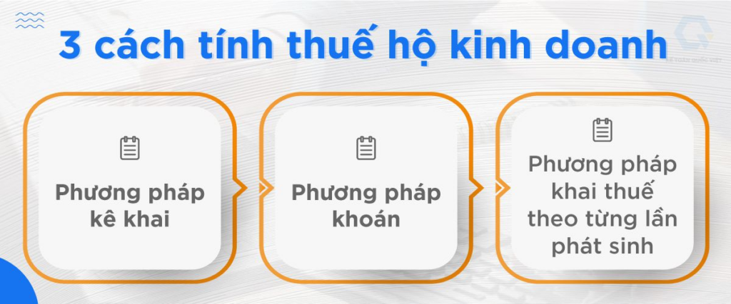 3 phương pháp khai thuế hộ kinh doanh cá thể phổ biến theo quy định Pháp luật