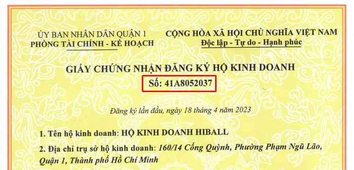Th&agrave;nh phần hồ sơ đăng k&yacute; thuế