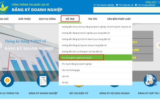 Tra cứu ngành nghề kinh doanh của hộ kinh doanh tránh sai sót