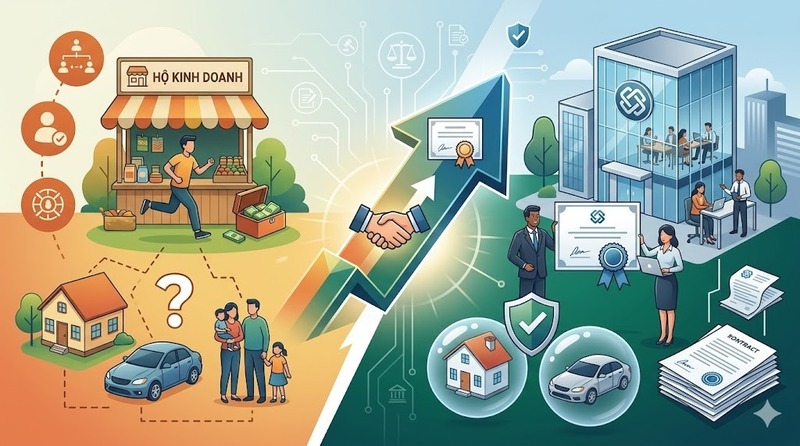 hộ kinh doanh có tư cách pháp nhân không