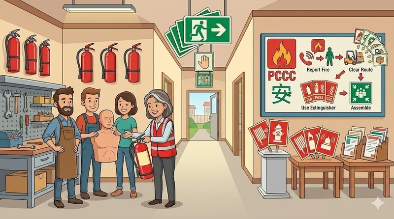 Điều kiện PCCC bắt buộc hộ kinh doanh phải đ&aacute;p ứng